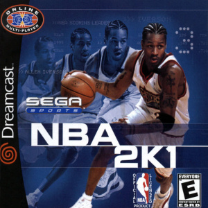 NBA 2K1 Cover Packshot