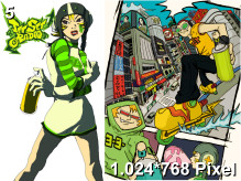Jet Set Radio Wallpaper 1.024x768px